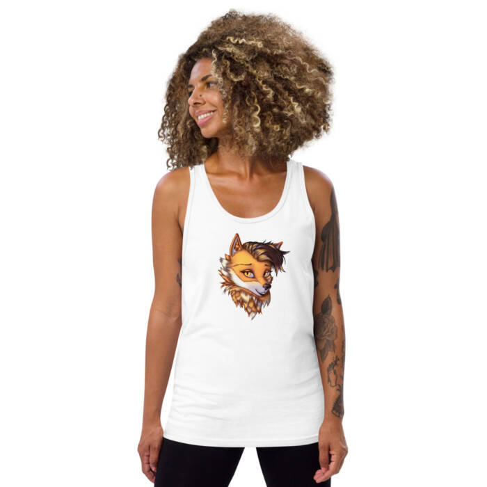 Sexy Fox - Naughty Tank Top - white