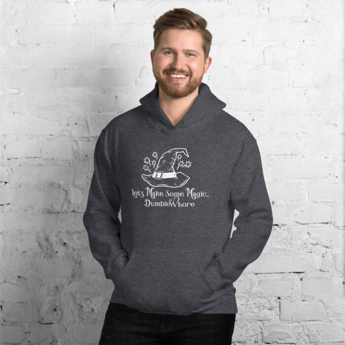 Let's Make Some Magic... Dumblewhore - Grey Kinky Hoodie for Men