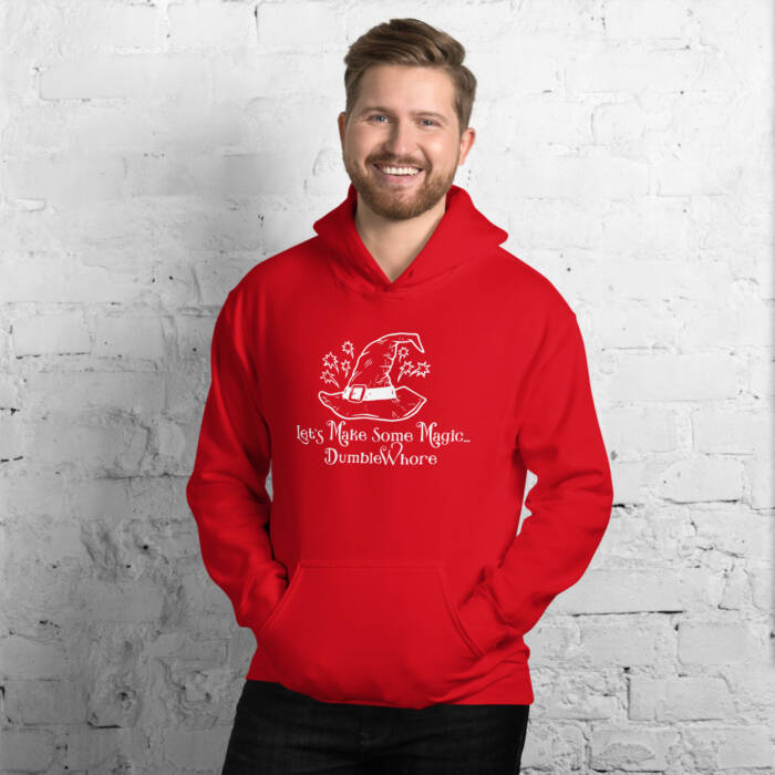 Let's Make Some Magic... Dumblewhore - Red Kinky Hoodie for Men