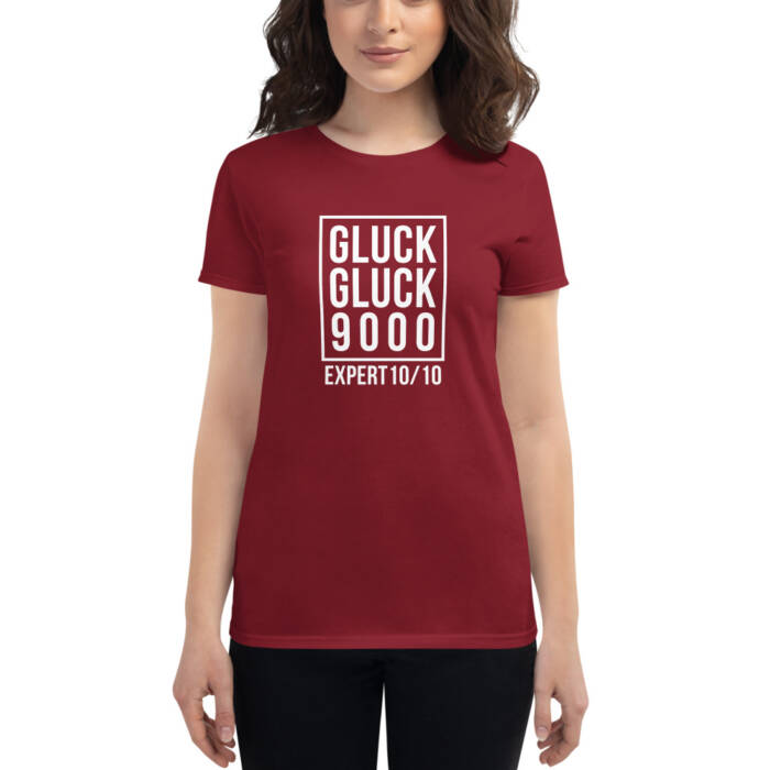 Gluck Gluck 9000 - red t-shirt for women - kinky - BDSM