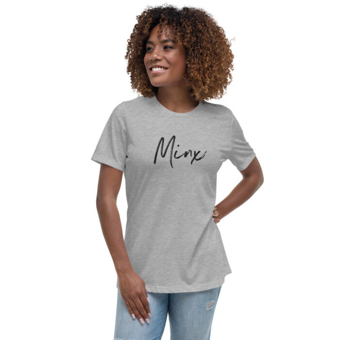 Minx - grey t-shirt - kinky/bdsm t-shirts for women