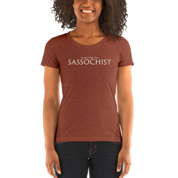 Sassochist - clay t-shirt for women - kinky - BDSM