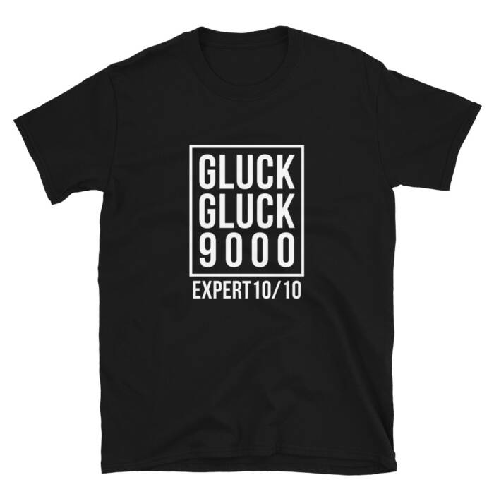 Gluck Gluck 9000 - Sex T-shirt - black