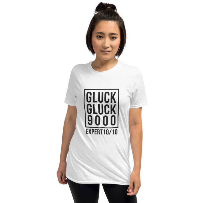 Gluck Gluck 9000 - white t-shirt for women - kinky - BDSM