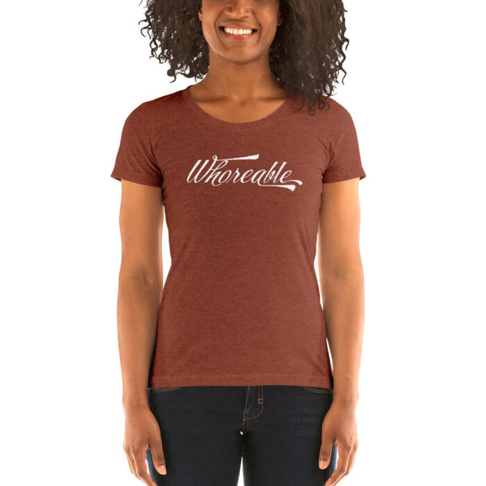 Whoreable - clay t-shirt for women - kinky - BDSM